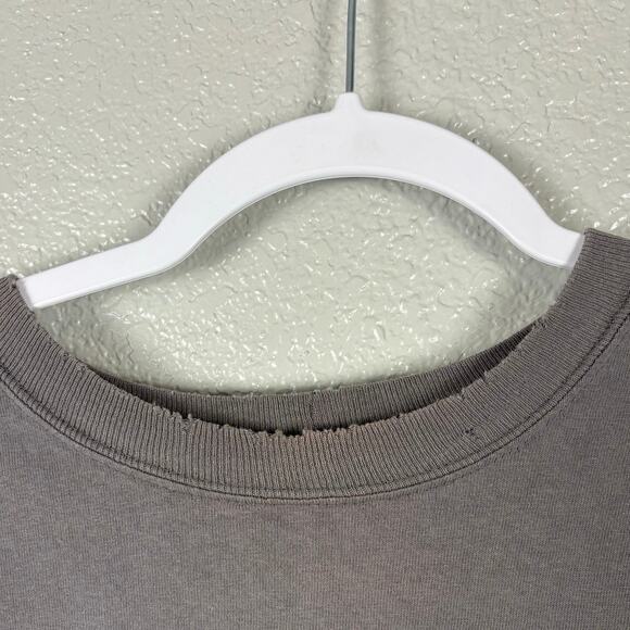 XL Charcoal Grey Long Cuffed Sleeved Original Fit Cotton Men’s Carhartt T-shirt - Picture 3 of 13